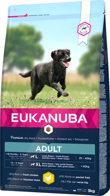 Eukanuba Active Adult Large Breed Chicken 15kg au meilleur prix sur fr