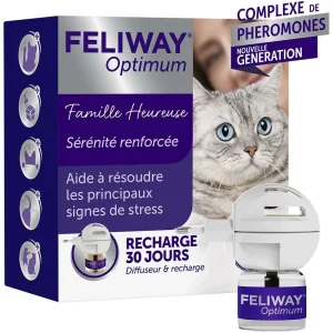 Feliway® Optimum diffuseur + recharge (kit complet) - chat