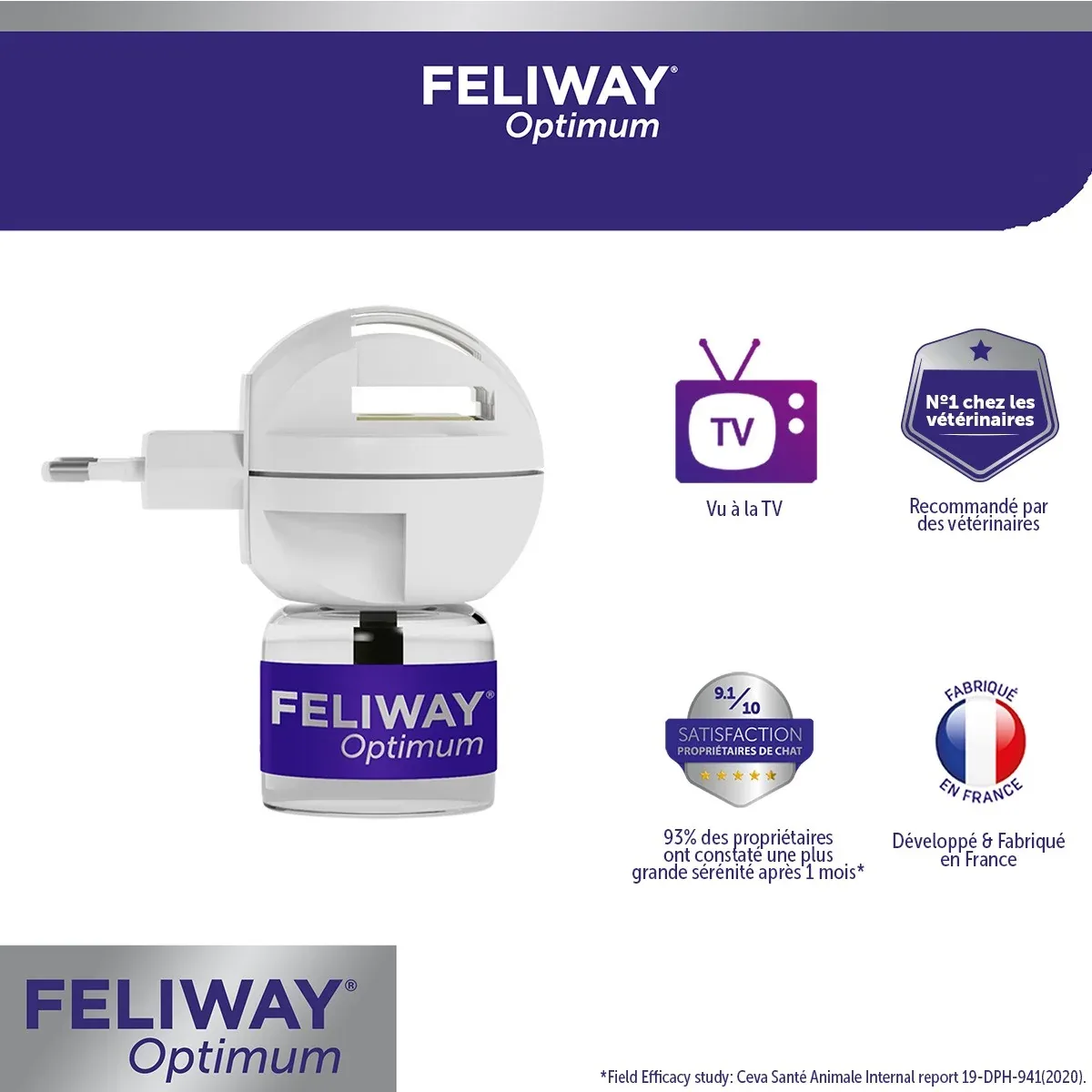 Feliway® Optimum diffuseur + recharge (kit complet) - chat - Image 2