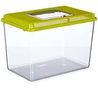 Ferplast Aquarium en Plastique Geo Maxi Bac 21 L Conteneur pour Petits Animaux, Aquarium, Terrarium, Insectes, Bac à Tortues, Plastique Robuste, Grilles de Ventilation, 41,3 X 26 X H 29,8 cm Vert – Comparez les prix et achetez sur