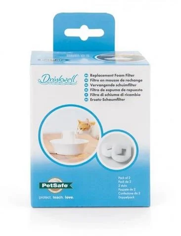Filtres mousse pour fontaine Drinkwell Petsafe, paquet de 2