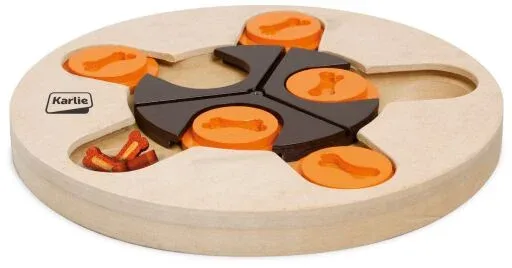 Flamingo Athena Jouet intelligent en bois pour chiens – France