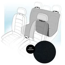 Flamingo Couverture De Protection pour Voiture Jort Noir 156x128cm – Housse de protection Chien – Activité extérieure Flamingo