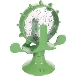 Flamingo Distributeur De Friandises Turna Vert 13,8×7,6×16,3cm – Jouet interactif-Électronique Chat – Jouets Flamingo