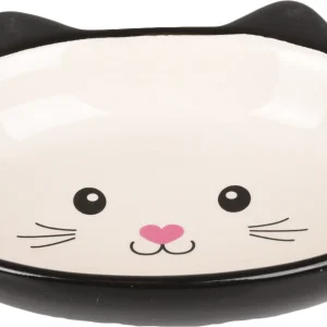 Flamingo - Gamelle Isa Céramique Noir pour Chats - 14cm