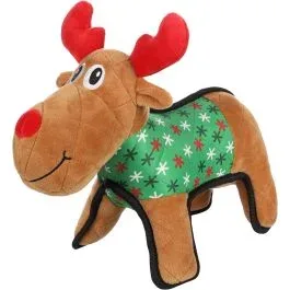 Flamingo Noël Jouet Chien Quilty Renne Gris Chien – Jouets Flamingo