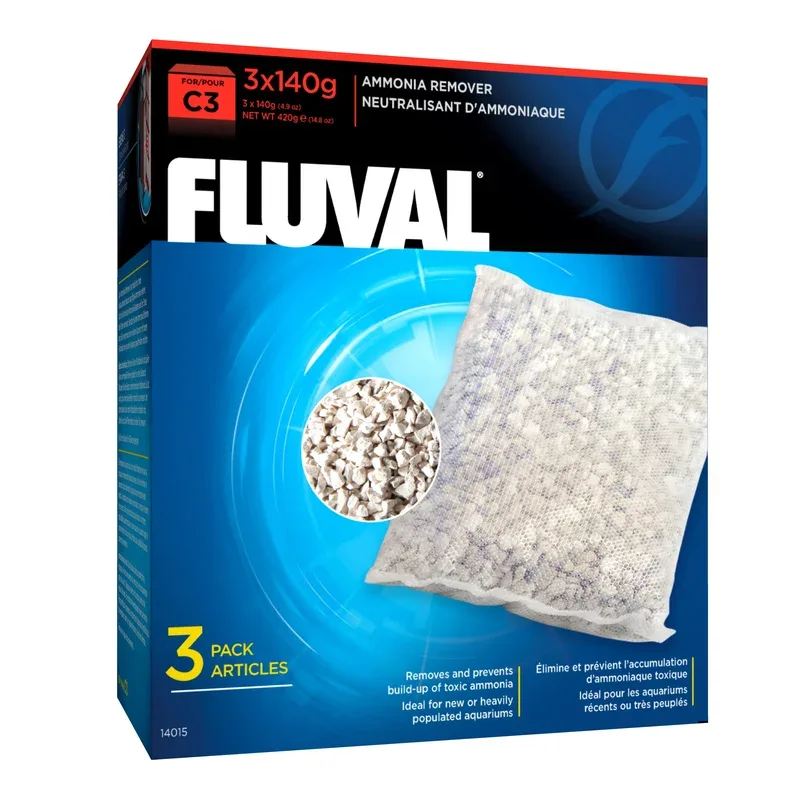 FLUVAL C3 Neutralisant d’Ammoniaque x3 pour Aquarium