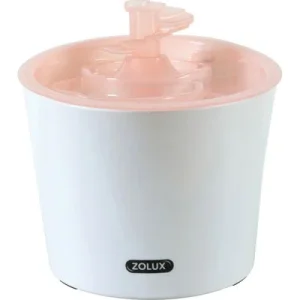 Fontaine à eau Calypso 3 litres rose pour chat et chien
