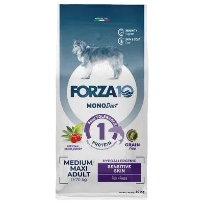 Forza 10 Mono Diet Medium & Large Sensitive Skin poisson