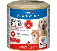 Francodex Levure de Bière Beauté du Poil pour Chiens et Chats 60 Comprimés – Comparez les prix et achetez sur