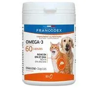 Francodex – Oméga-3 Chien & Chat – 60 comprimés – Comparez les prix et achetez sur