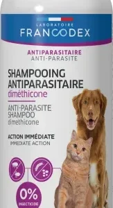 Francodex Shampooing Antiparasitaire avec Diméthicone pour Chiens et Chats – France
