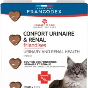 Francodex Snack pour problèmes urinaires et rénaux chez le chat – France
