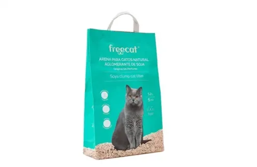 Freedog Litière pour Chats Agglomérante Naturelle au Soja Originale – France