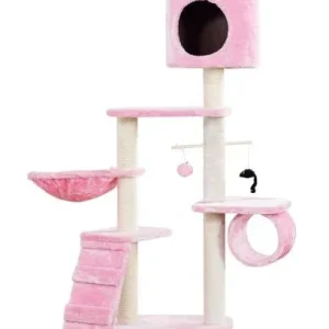 Freedog Moyen-régal – grande cage rose pour chats – France