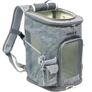 Freedog Sac à dos K2 Pro gris pour chats et petits chiens – France