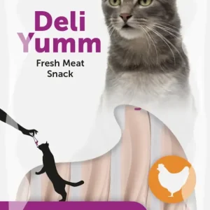 Friandise Deli Yumm Fresh Meat Poulet (70 g) – Flamingo J’ai plus de croquettes