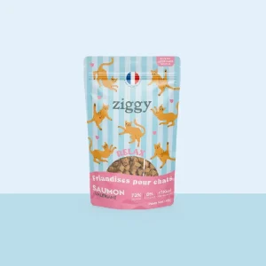 Friandises Chat Relax – Saumon & Valériane