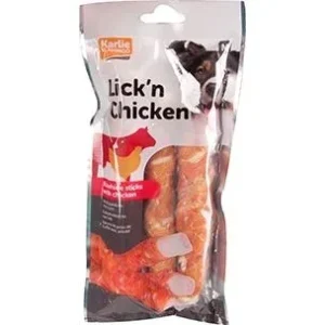 Friandises « Chick’n Wrap Stick » 17 cm – Karlie Flamingo J’ai plus de croquettes