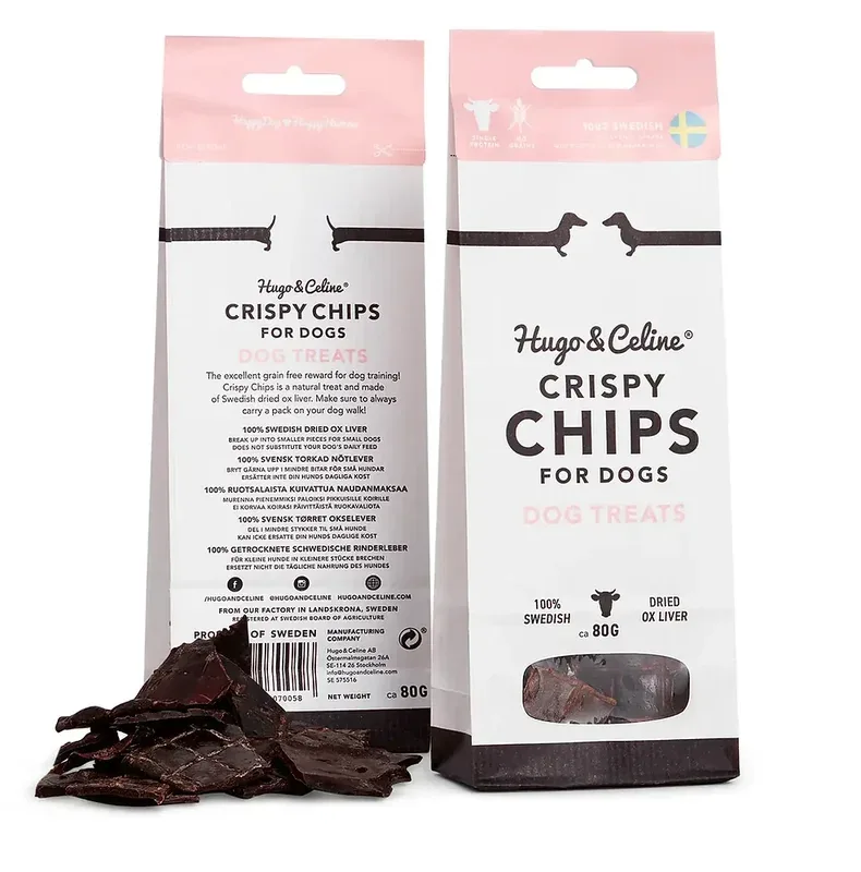 Friandises pour chien – Chips de foie de boeuf