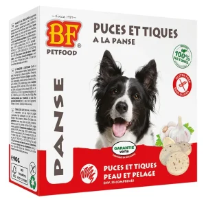 Friandises "puces et tiques" à la panse Biofood – Friandises BIO et Naturelles – Notre passion, vos animaux !