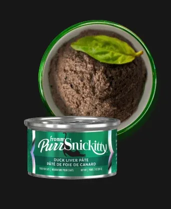 Fromm – PurrSnickitty – Conserve – Foie de Canard – Pâté – 3oz – Chat