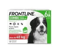 FRONTLINE Combo Chien – Anti Puces, Anti-Tiques – Protège L’Habitat, Élimine Puces Pendant 8 Semaines/Tiques Pendant 4 Semaines – Pour Chien +40 kg – Fabriqué En France – 6 Pipettes – Comparez les prix et achetez sur