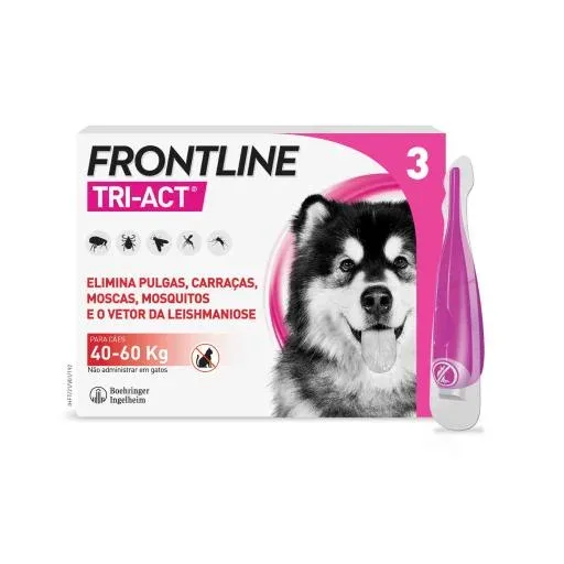 Frontline Pipettes Tri Act Race Très Grande Taille 40-60 Kg – France