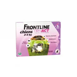 Frontline Tri-Act XS Chien de 2 à 5 kg