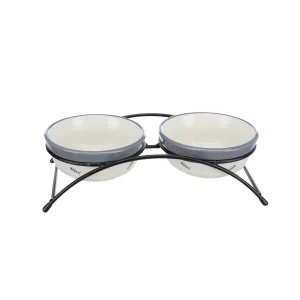 Gamelle double Fish Bone chien, chat