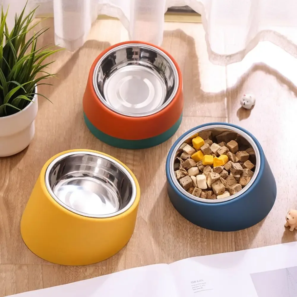 Gamelle incliné acier inoxydable chien