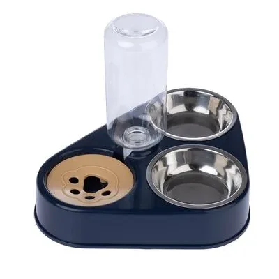 Gamelle triple TIAKI avec distributeur d’eau