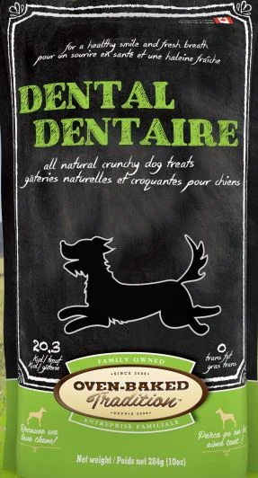 Gâterie dentaire pour chien, saveur menthe, Oven-Baked