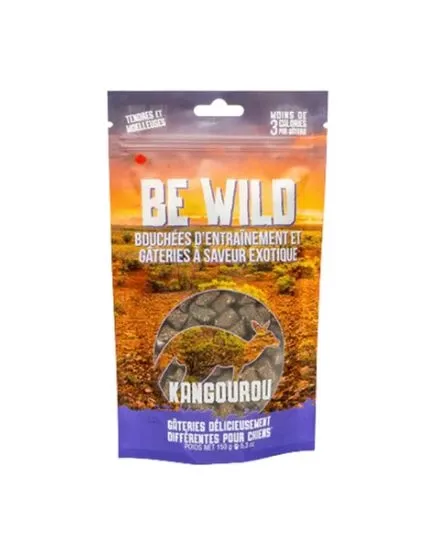 Gâterie pour chien au Kangourou, bouchées d’entrainement Be Wild