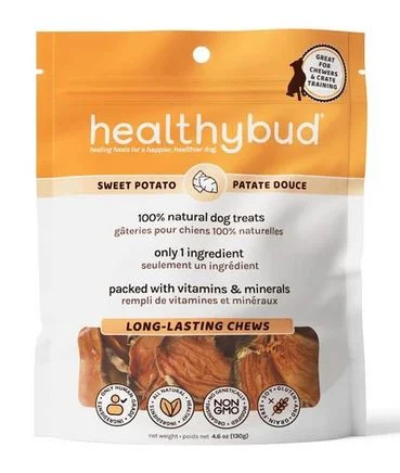 Gâterie pour chiens à la patate douce, Healthybud 160g