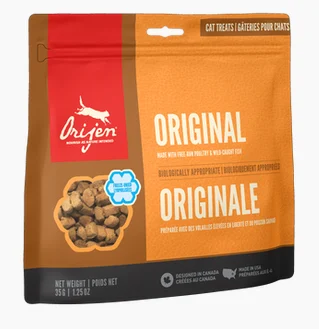 Gâteries lyophilisées pour chats, original Orijen 35g (1.25oz)