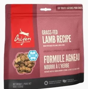 Gâteries pour chats lyophilisées, Formule agneau, Orijen 35g (1.25oz)