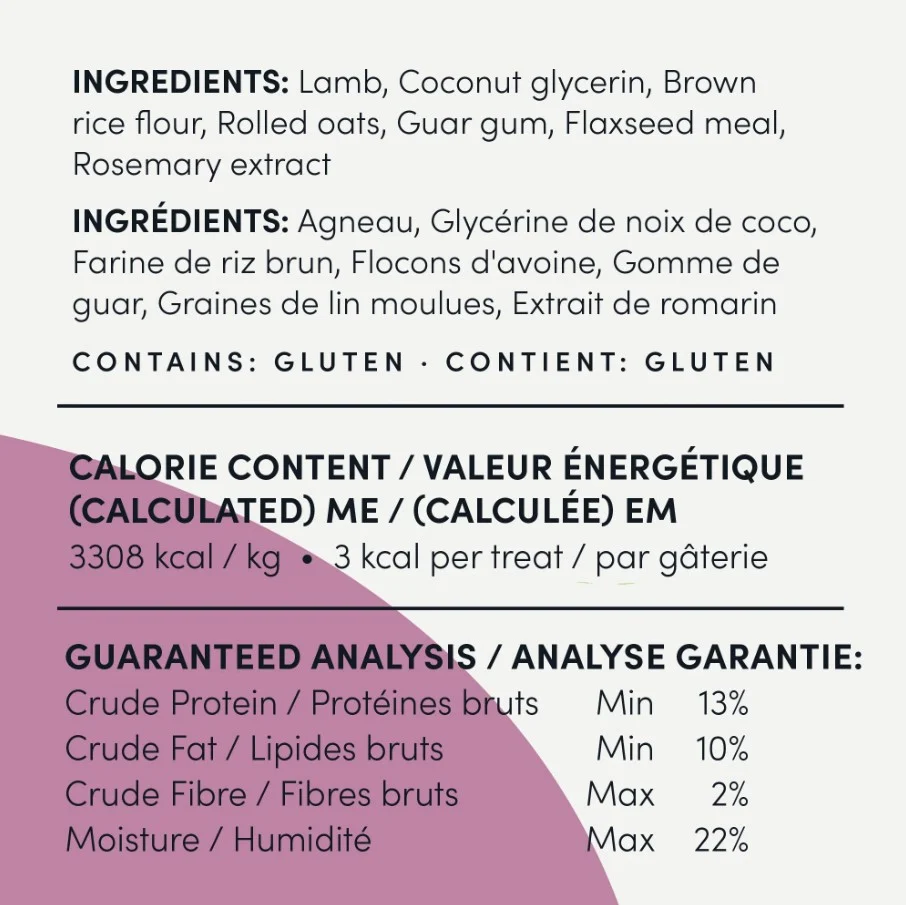 Gâteries pour Entraînement pour Chien, Agneau, Crumps’ Naturals - Image 2