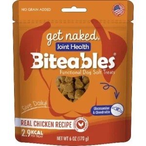Gâteries Tendres pour Chien, Santé Des Articulations, Get Naked « Biteables » 6oz (170g)