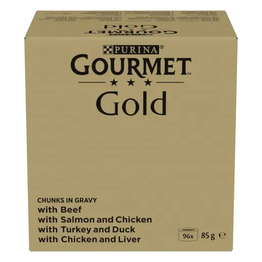 Gourmet Multipack Nourriture Humide Gold Bocadés en Sauce – Saveurs Variées pour Chats – France