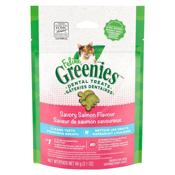 Greenies Feline – Saveur de Saumon – Gâteries Dentaires pour Chats