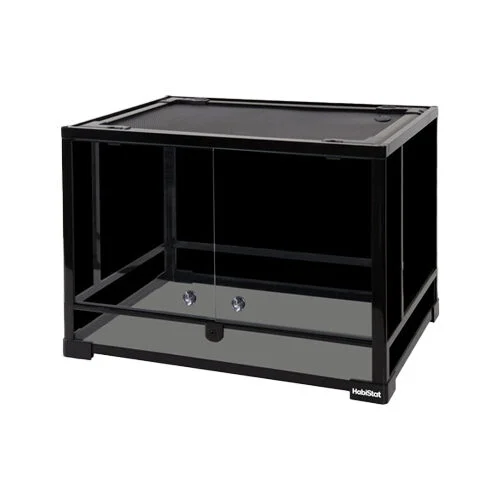 HabiStat Terrarium en Verre Noir