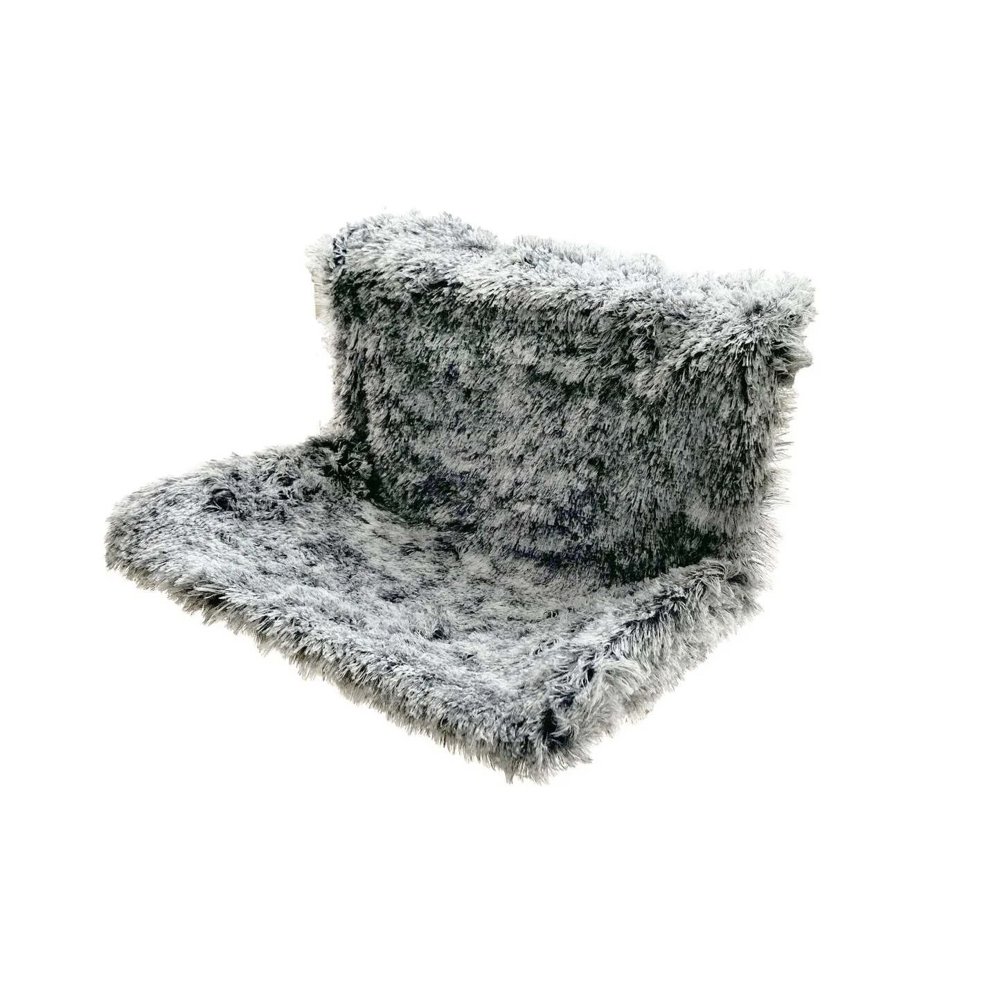 Hamac poilu noir pour radiateur chat