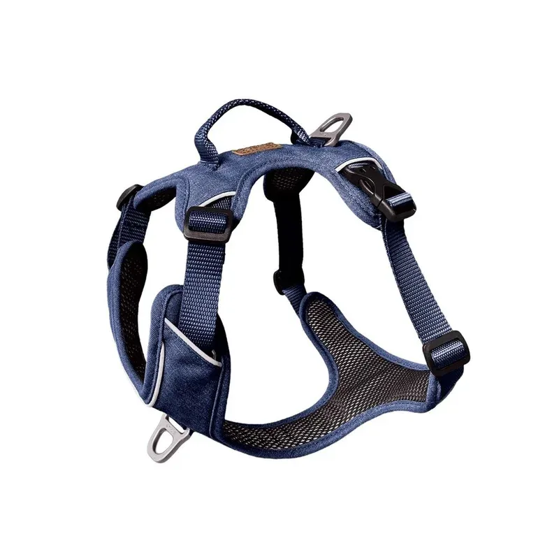 Harnais Momentum Urban Bleu (L) – Kyflie J’ai plus de croquettes