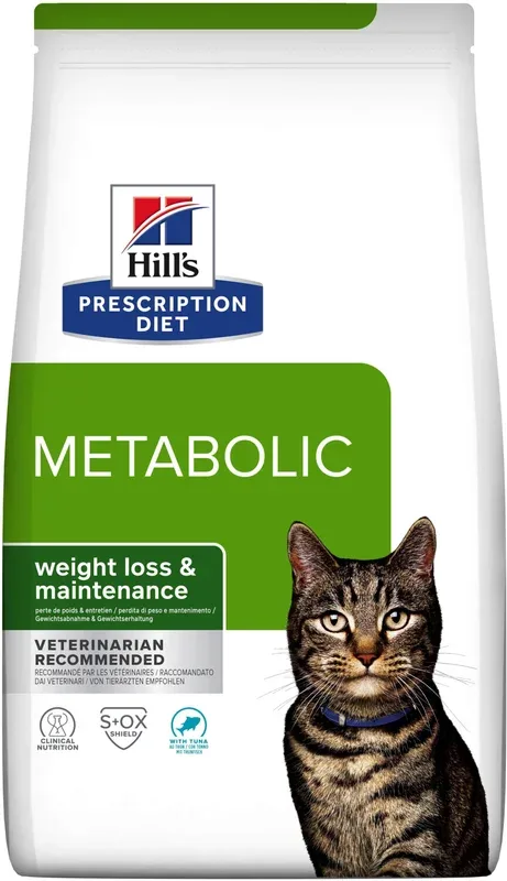 Hill’s Presciption Diet Feline Metabolic Weight Management Dry tuna 1,5kg au meilleur prix sur fr