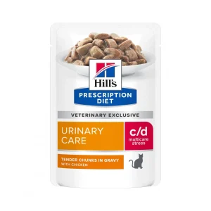Hill's Prescription Diet c/d Urinary Care Multicare Stress en sachets - pâtée chat