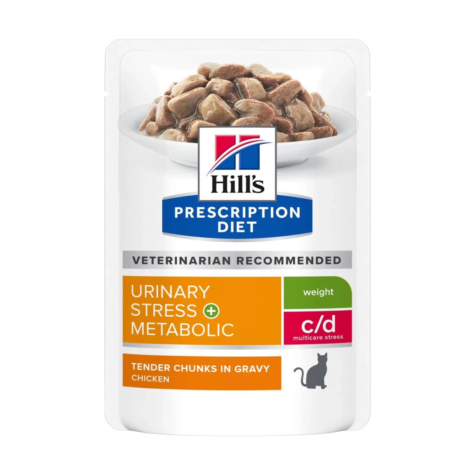 Hill's Prescription Diet c/d Urinary Stress Multicare + Metabolic en sachets - pâtée chat