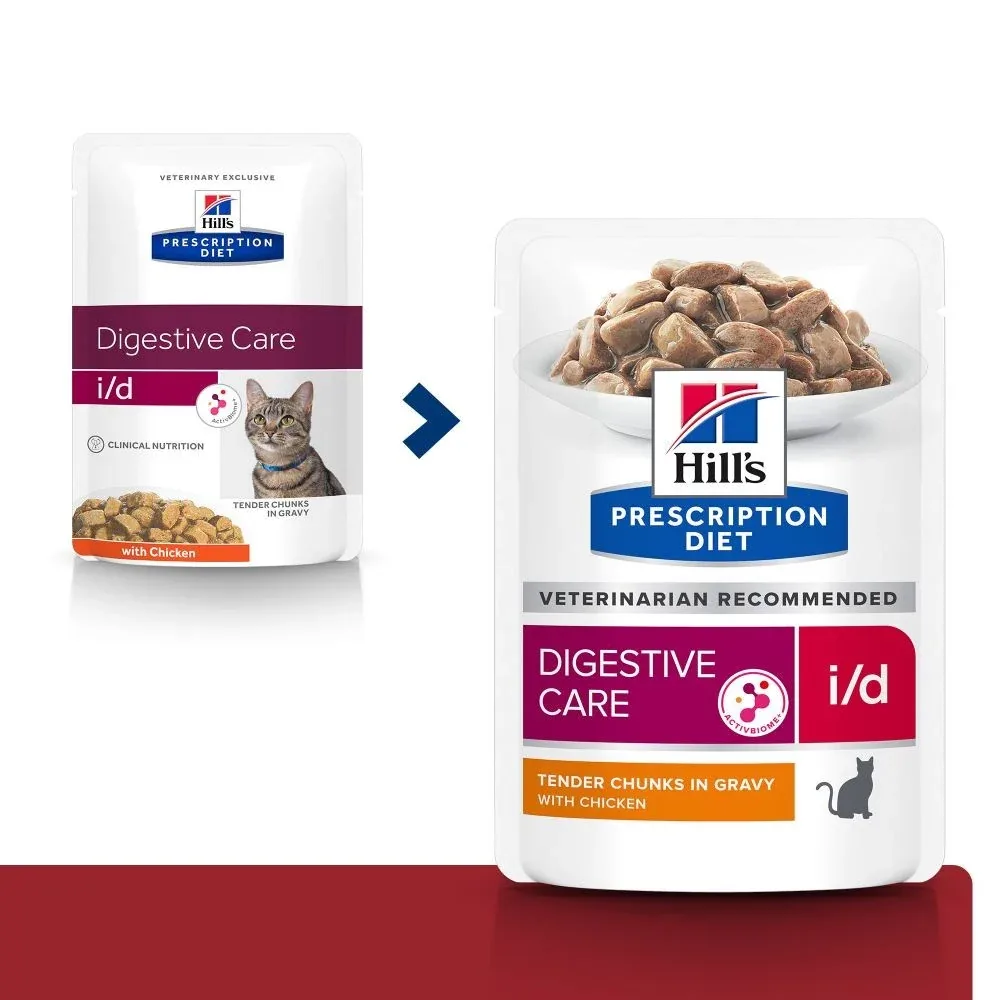 Hill's Prescription Diet i/d Digestive Care en sachets - pâtée chat - Image 2