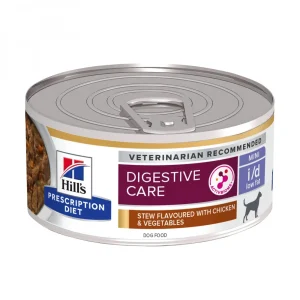 Hill's Prescription Diet i/d Digestive Care Low Fat en mijotés au poulet - pâtée chien