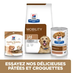 Hill's PRESCRIPTION DIET j/d Mobility boîte de pâtée pour Chien Poulet 370g x 12